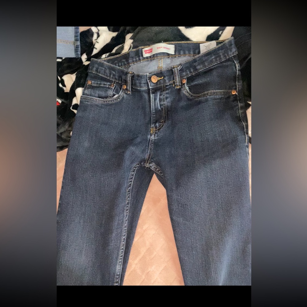 Levis boys dark wash jean 510 slim